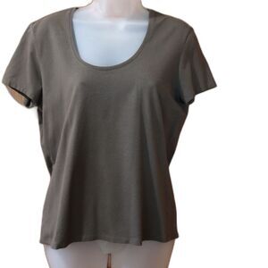 GAP Brown Short Sleeve Round Neck Baby Tshirt Medium